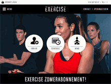 Tablet Screenshot of exercise.nl