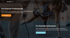 Desktop Screenshot of exercise.com